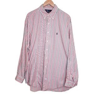 Vintage Ralph Lauren Cotton Striped Button Down Shirt
